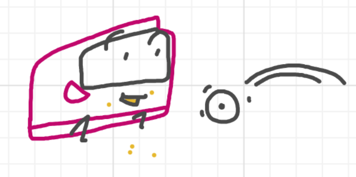 A panel from Running Duos, episode four of the Board Boards object show by Furretwalk/WalkingFurret.